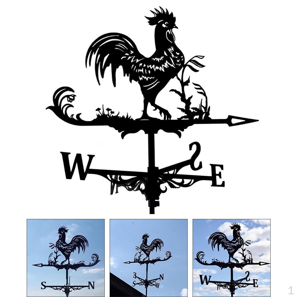 Witch Weathervane Weather Vane Outdoor Decor 75cm Tall