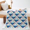 Blanket Geometric Pattern Blanket Lamb Fleece Crystal Fleece Blanket Blanket Universal
