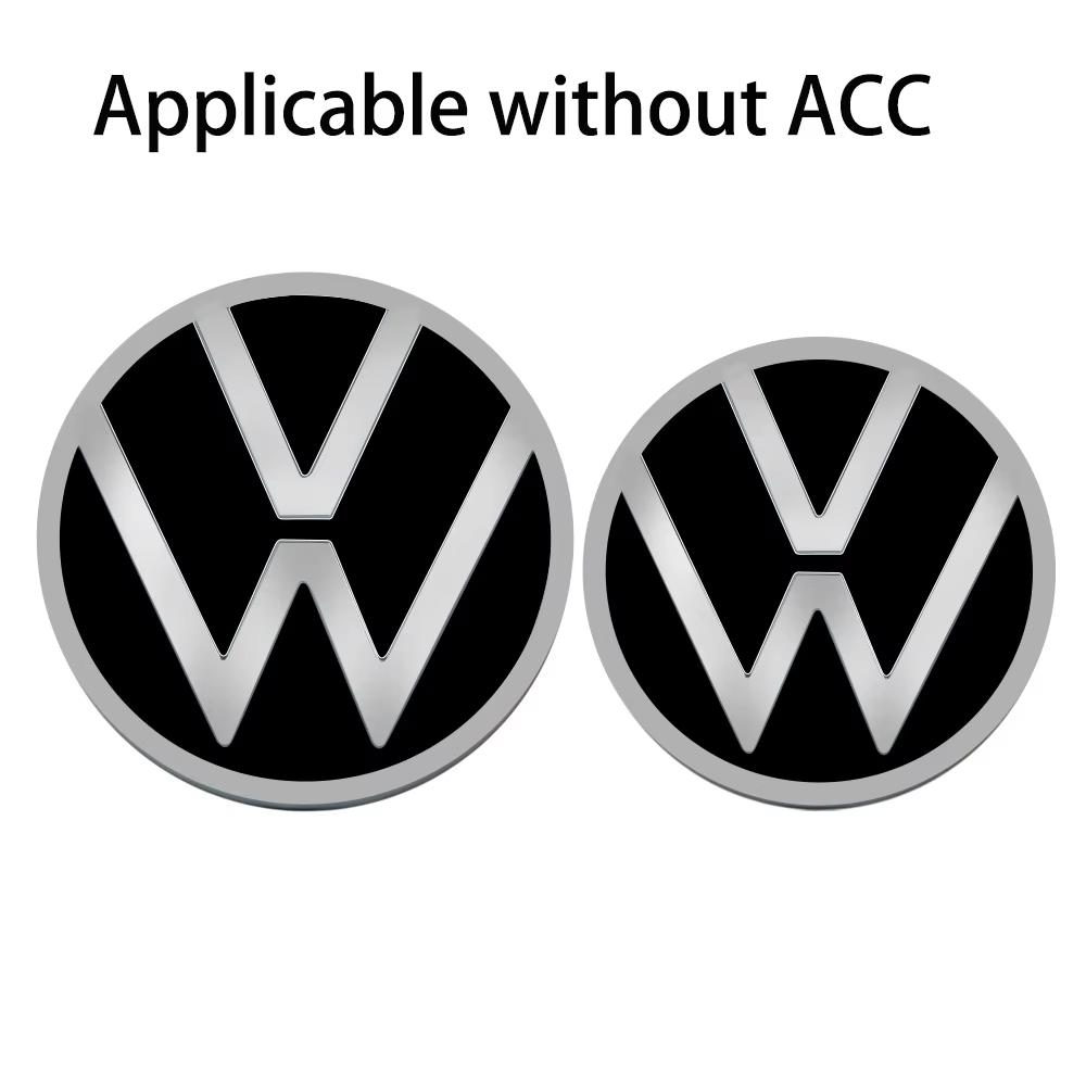 VW Polo Golf 4 5 1set Replace Type Car Rear Trunk Badges Lid Emblem Front Rear Logo Valve Cap For VW Golf 8 (MK8) T-ROC POLO Arten 21-23 AXZ1