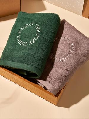 Solest [1-sheet Easy Packaging] Solest Cotton Bamboo Fabric Terrazzo Towel Acne Antibacterial 240g Hotel Towel