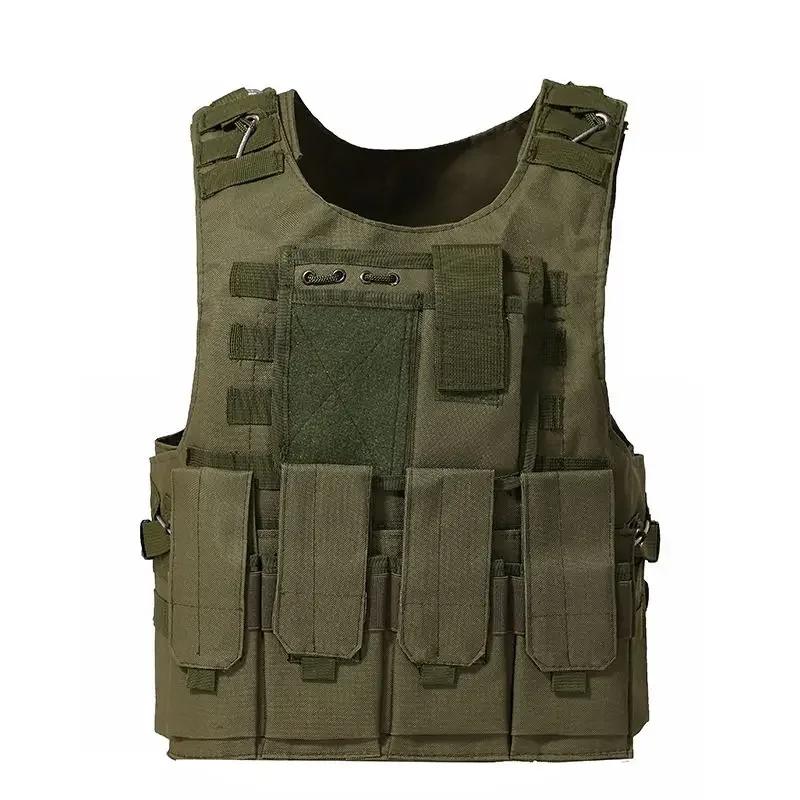 Tactical Vest Multi Functional Outdoor Hunting Equipment Adjustable Protective Waistcoat CS Game Airsoft Combat Security Vest
