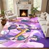 Kpop Demon Hunters Carpet Door Mat for Living Room or Bedroom Protective Mat Under Chair Office Decoration Christmas Gift Birthday Present