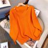 Women Sweater Autumn Spring Loose V-neck Knitted Pullovers Solid Soft Knitwear Bottoming Shirts Ladies Jumpers Basic Sweaters
