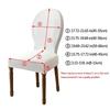 1PCS Jacquard Chair Cover Nordic Elastic Dining Room Chair Slipcover Round Back Furniture Protector for Kitchen Home Wedding