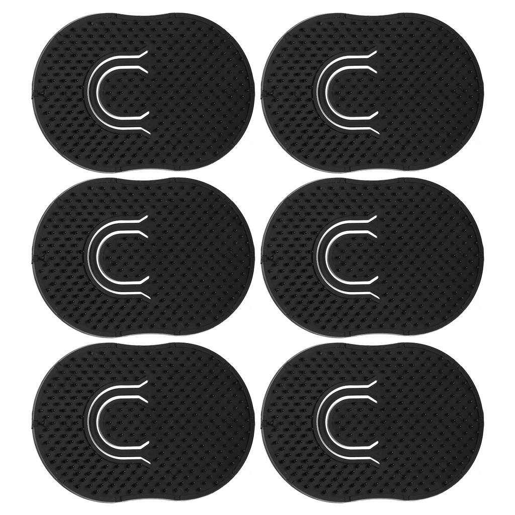 6 Stück Taschenhandkämme Tragbar Leicht Handheld Massagegerät Haarbürste Kamm für Männer