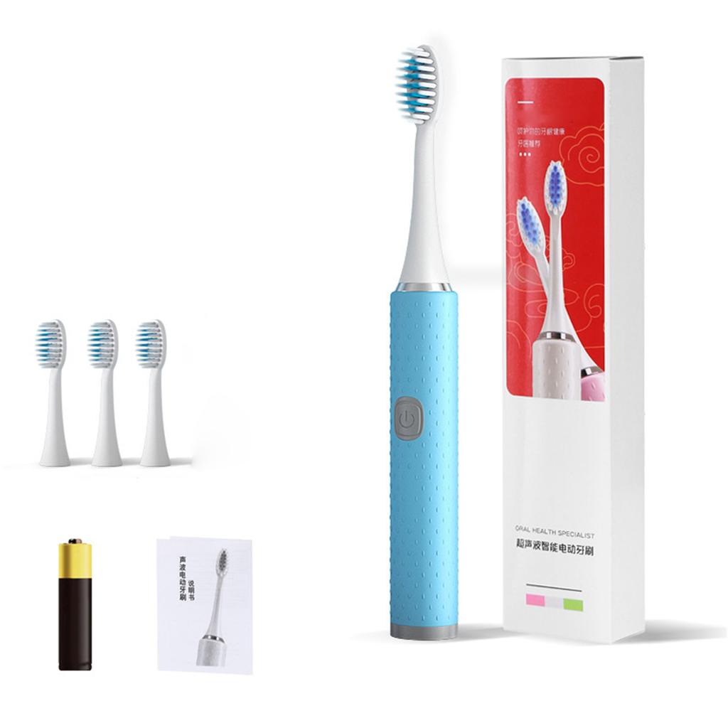 Electric Toothbrush Ultrasonic Soft Bristle Waterproof Whitening Automatic Toothbrush for Adults Chi