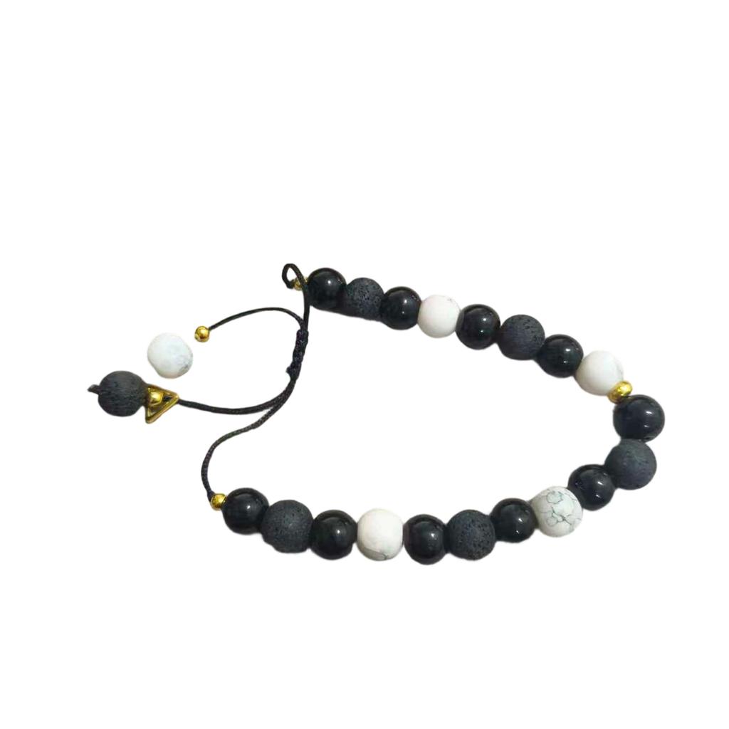 Vulkanische Perlenarmband
