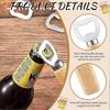 20 Pcs Stainless Steel Bottle Opener Set with Wooden Handle for Beer Wine Cider Bartending Home Kitchen Bar Restaurant 25-26s