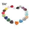 100PCs Heart Mixed Colors Resin Buttons Fit Sewing or Scrapbooking 10mm