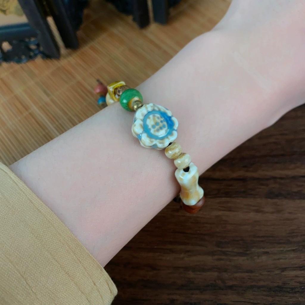 Sunflower Bracelet Starfish Ceramic Beaded Jewelry Decoration Women Gift Fashion
