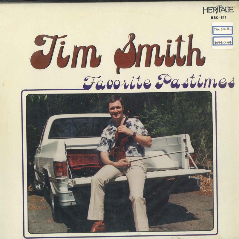 

LP Record TIM SMITH - Favorite Pastimes HRC611 Heritage Record 1986 US Country Used
