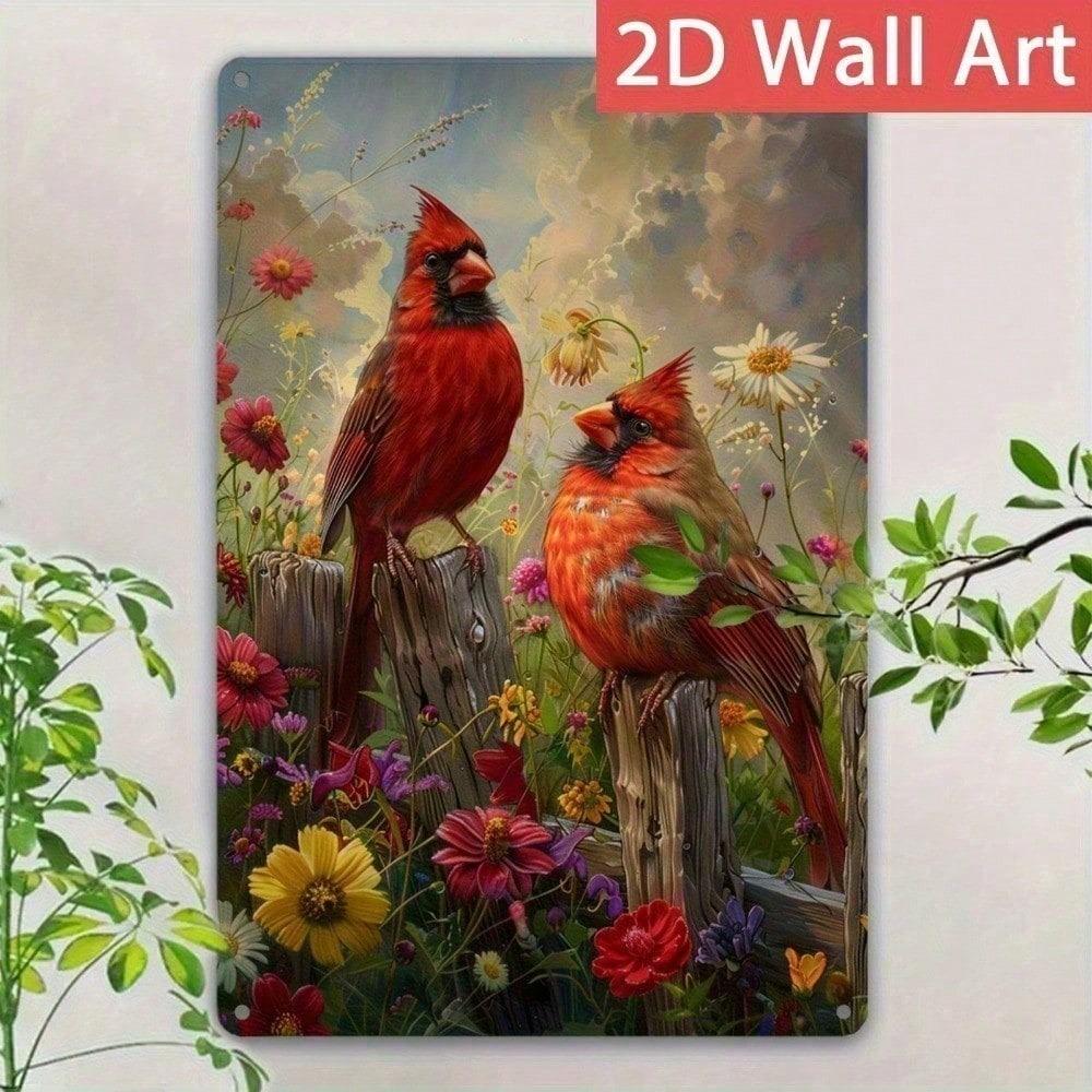 Americana Aluminum Metal Wall Art 12x8 Inch 2D Sign With Pre-Drilled Holes Windproof Indoor Outdoor Decor