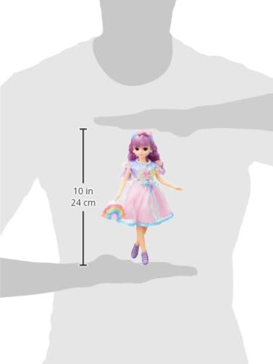 Takara Tomy Doll Dreamy Doll Play Toy for Ages 3 and Meets Toy Safety Standards and ST Mark "Licca-chan LD-15 Unicorn" Dress-Up Up, Certified.