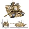 MEOA 632008 Militär WW2 Serie 1687PCS Challenger II Kampfpanzer Set Bausteine ​​Montage Militär Ziegel Spielzeug Junge