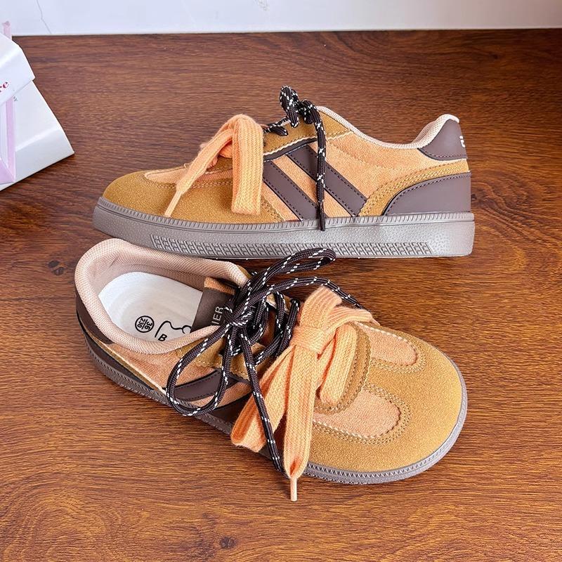 2025 autumn and summer new Xiaoxiangfeng board shoes high value trendy and versatile students little white shoes German training shoes women's shoe