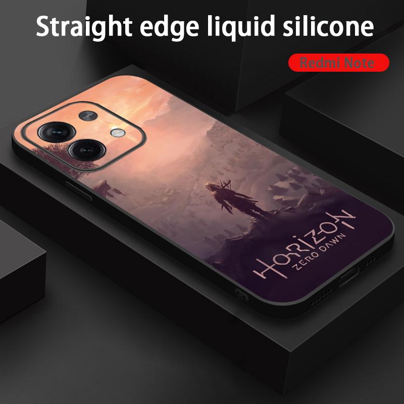 Game Horizon Zero fashion poster Phone Case For Redmi Note 14 13 12 11 Pro Plus S 5G 14C A3 Soft Black Phone Cover
