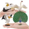 Wildlife Pelican Peafowl Animal Pvc Models For Kids Educational Decor Toys And
