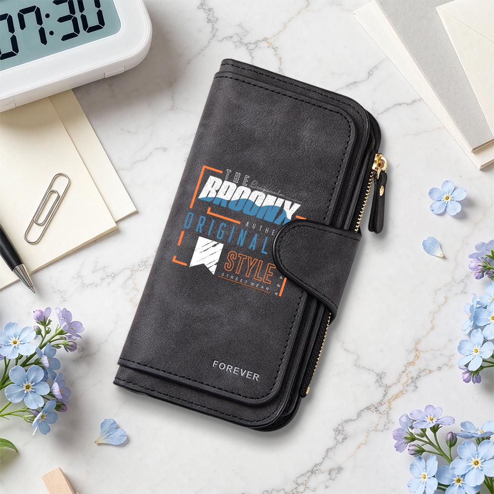 Stylish Long Wallet Large Capacity Multi Card Slot Fashion Portable Purse