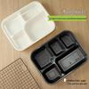 HANDUNYOU Disposable Compartmented Meal Prep Containers