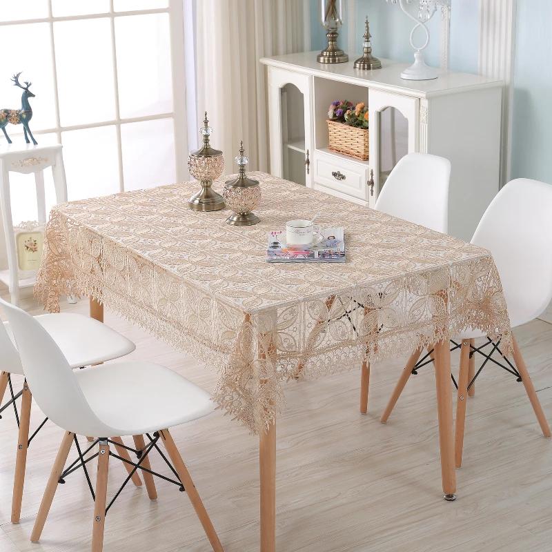 

Lace Universal Tablecover Classical Wedding Tablecloth Decoration New Style Minimalist Home Dining Table Coffee Table Cloth (Coffee,30x30cm) кавовий