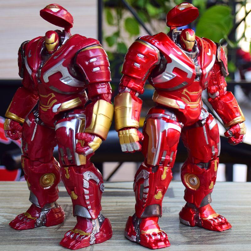 The Avengers Action Figure Hulkbuster Statue Collect Model Metallic Paint Figurine Adult Kid Xmas Toy Funny Gift Desk Decor