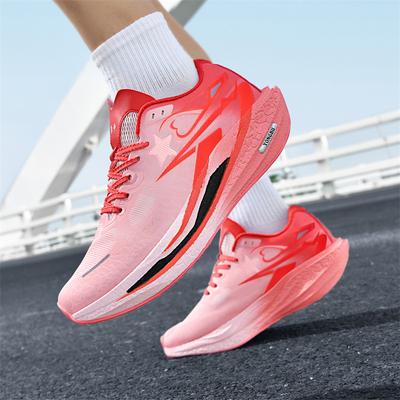 Running Shoes Speciality Carbon Board Marathon Men Sports Breathable Lightweight Women'S Comfortable Athletic Nonskid Sneakers