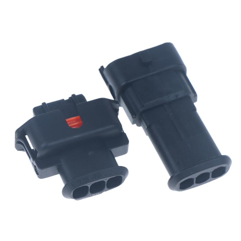 1 Set 3 Pin Male Female Auto Diesel Injection Pump Connector Pressure Crankshaft Sensor Plug For 1928404227 1928403966