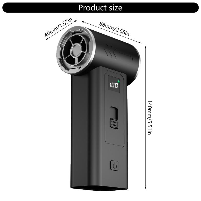 Easy Carry Handheld Car Vacuum & Air Blower Double Function Fan Small ABS Car Vacuum Cleaner for Home Office Use