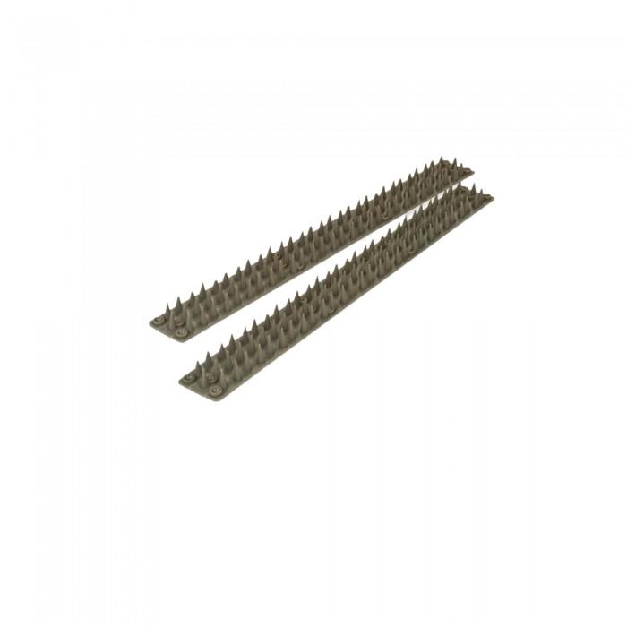 Defensores Cerca Topper Prickle Strip 4.5 x 45cm cinzento