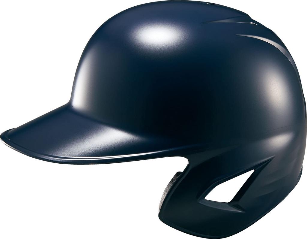 ZETT Baseball Soft Baseball Batting Single Navy LEL Helmet, Ear, (2900), Size 57-59cm (BHL308)