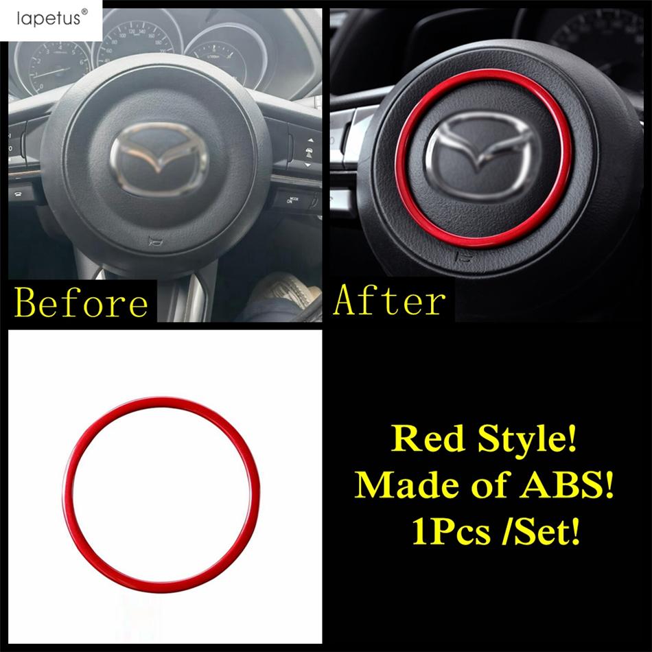 Predná spodná mriežka / Volant / Hlavica radiacej páky / Kryt čítacieho svetla Červené príslušenstvo pre Mazda CX-5 CX5 2017 - 2024