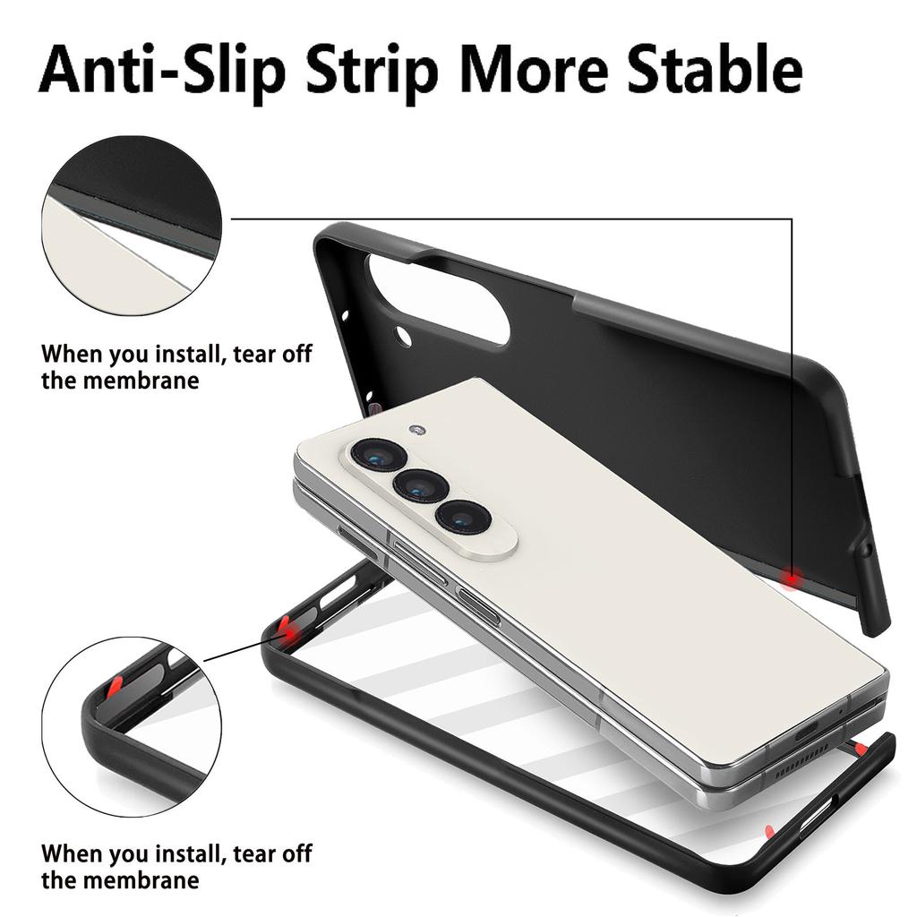 2 in 1 Detachable Magnetic Wallet Case with Card Holder Phone Case for Samsung Galaxy Z Fold 7 6 5 4 3 Fold7 Fold6 Fold5 Fold4