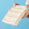 Silicone Ice Mold with Lid Freezer Trays Durable Food Sauce Storage