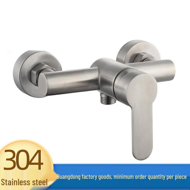 Concealed 304 Stainless Steel Shower Faucet with Mixing Valve