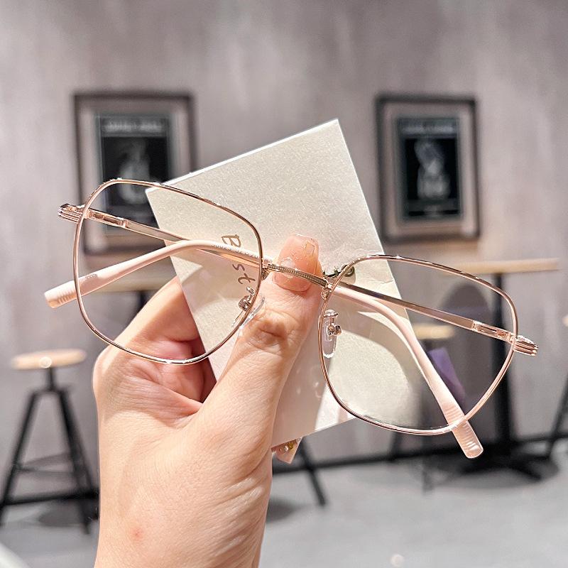 

Сверхлегкие простые женские очки для похудения при близорукости, свежие милые простые очки с защитой от синего луча