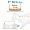 Transparent Elevated Cat Food Bowls 15 Degree Tilted Cat Ear Bowls Tilted Cat Bowls  Home Use