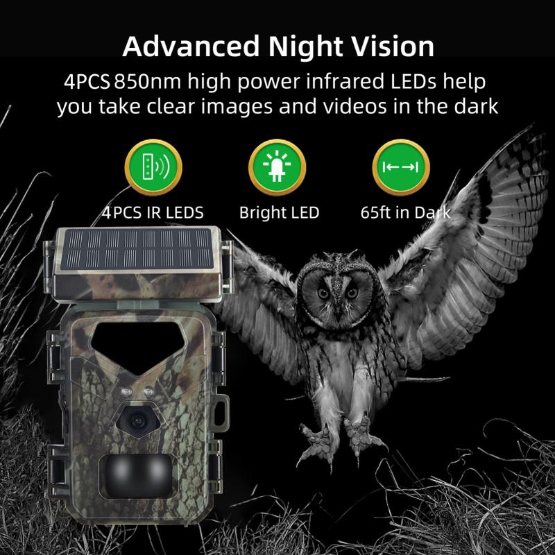 20MP/1080P Hunting Camera 0.3s Trigger Speed Night Vision Motion Activated Trail Camera