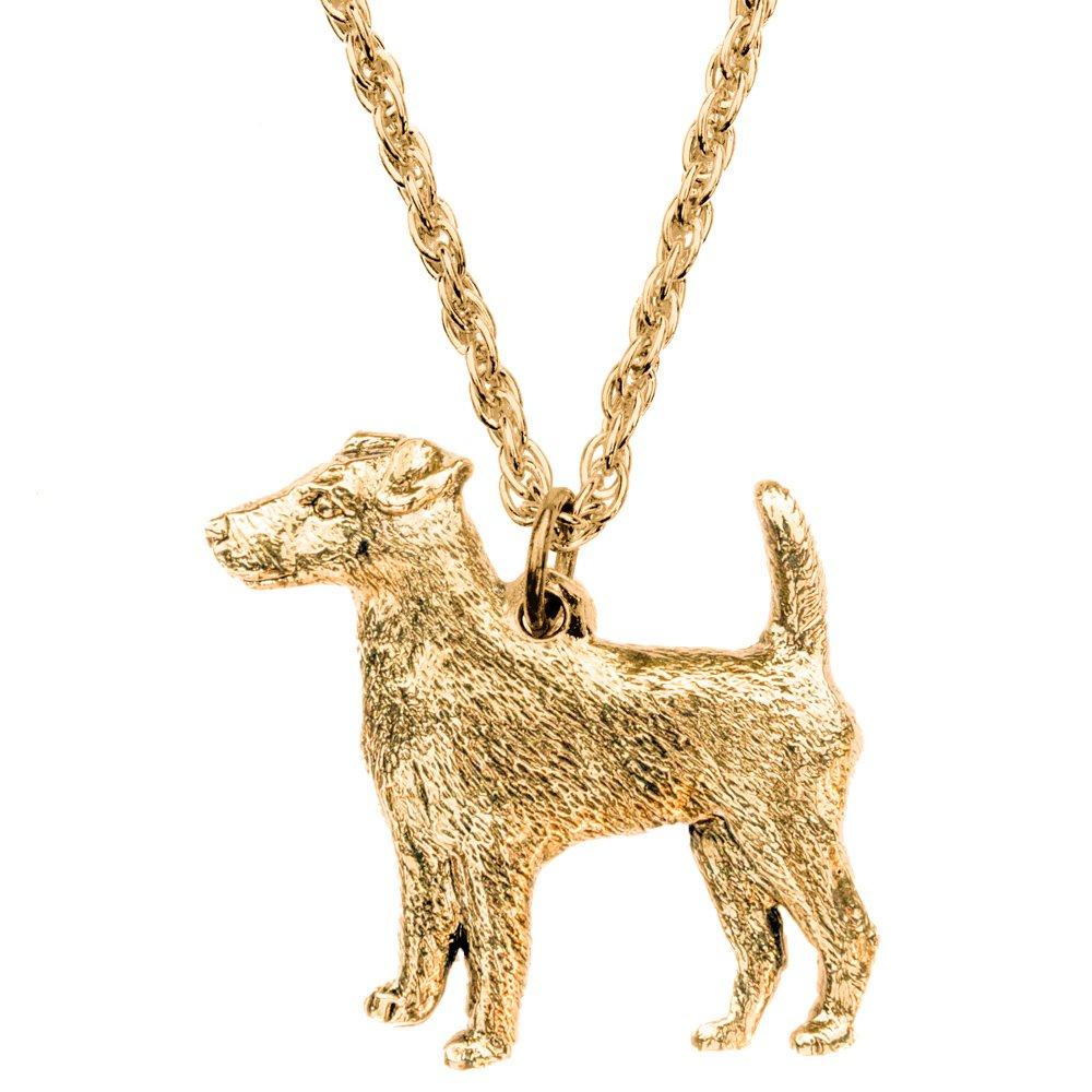 Smooth Fox Terrier, British-made Art Dog Pendant Necklace Collection