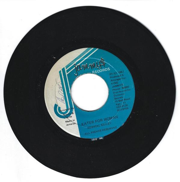 

7inch Record ADMIRAL BAILEY - Kater For Woman NONE Jammy s Records 1987 Jamaica Reggae, Ska & Dub Used