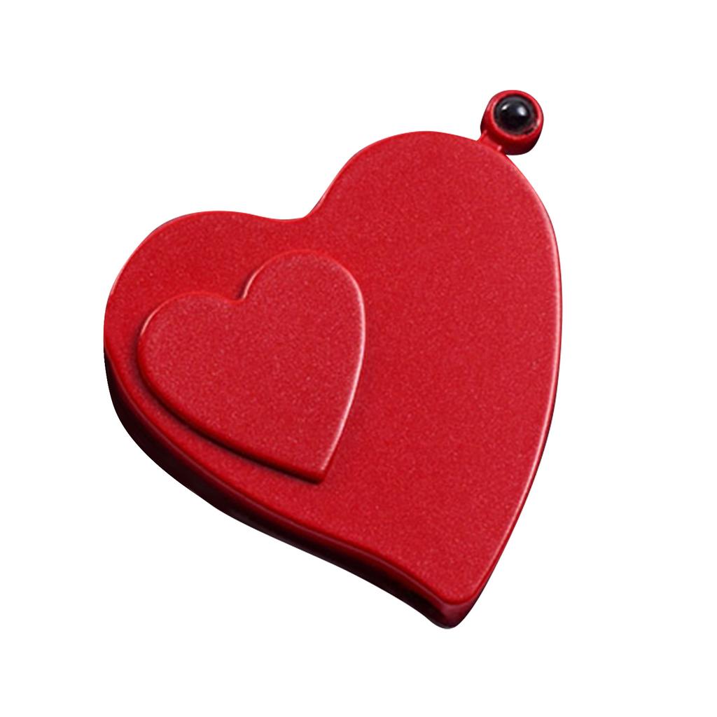 Micro-engraved Projection Lighter, Windproof Creative Personalized Gift Red Flame Lighter, Love Gas And Electric Dual-use Lighter