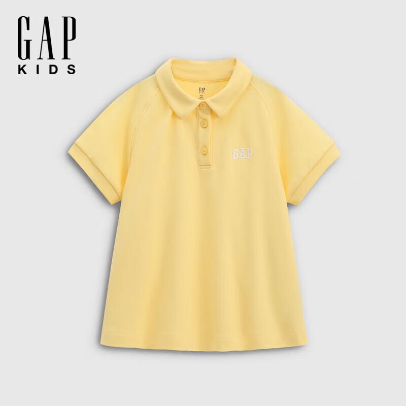 Gap Girls' Logo Embroidered Short-Sleeve Polo Shirt