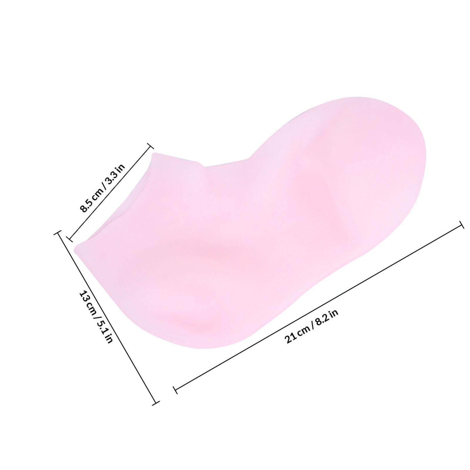 

1 Pair Foot Protection Socks Moisturizing Treatment Sock Comfortable Skin Exfoliator Sock for Dry Cracked розовый