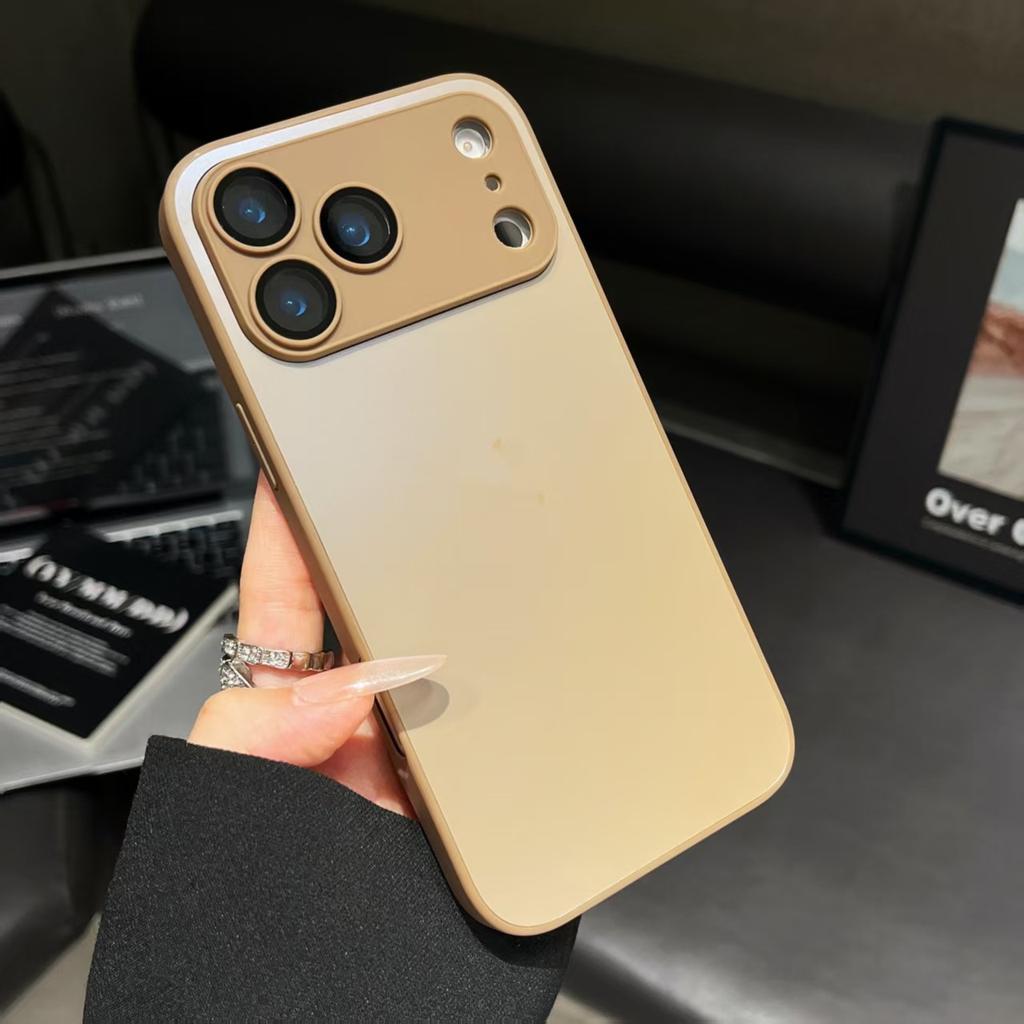 Applicable To iPhone17promax Mobile Phone Case Apple 16 Original Color AG Matte 15 with Lens Film 14 Protective Case