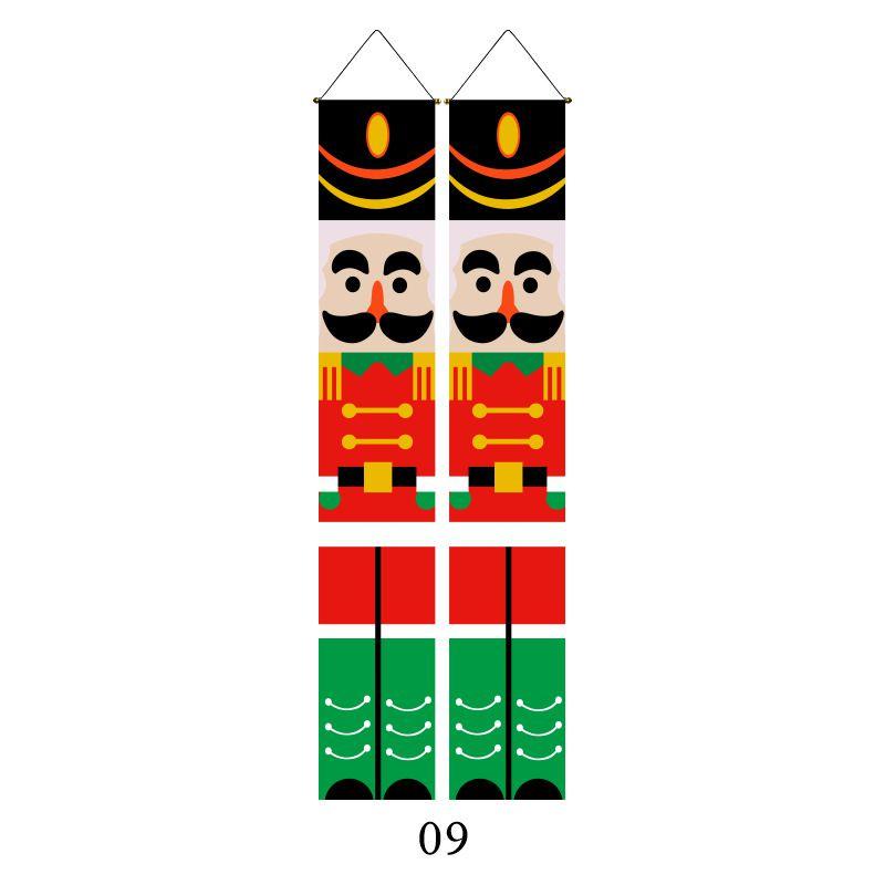 

Украшение Щелкунчик Рождественский Подвесной Баннер на Дверь Персонаж Солдат Вывеска для Крыльца Green
