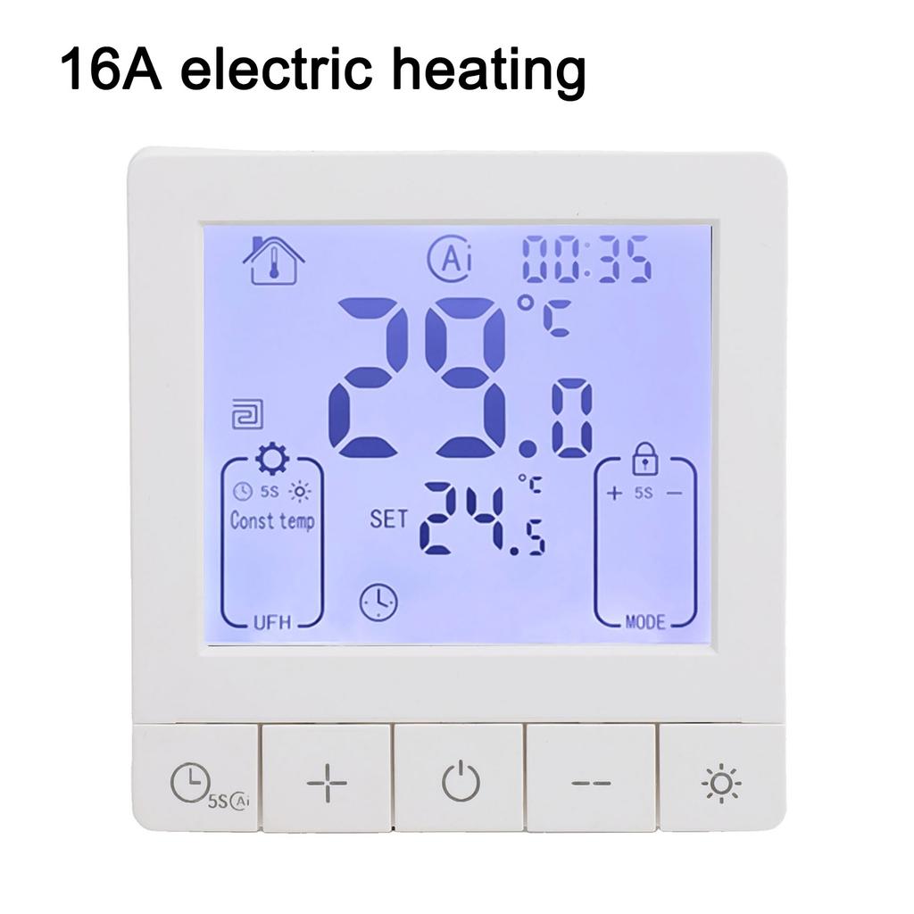 WIFI Enabled Home Heating Controller Programmable Device Featuring a User Friendly Interface and Safety Functions