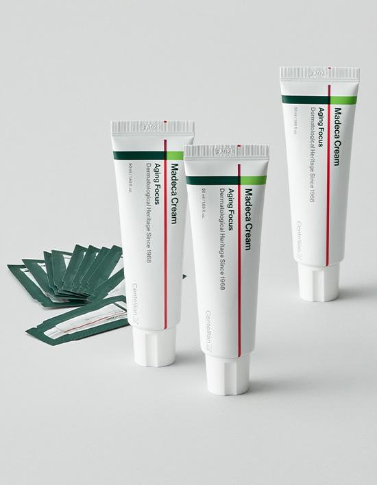 Dongkuwa Pharmaceutical Centelian 24 Madeca Cream Aging Focus 50ml Trio Set 50ml 3ea + Additional 10ml