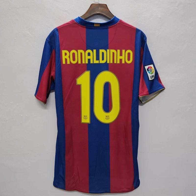 Vintage Jersey Football Jersey AC Ronaldo Zidane Maldini Messi Boca Carlos National Team Jersey