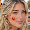 Halloween Face Tattoos Temporary Tattoos, Realistic Waterproof Water Transfer Stickers, Skin-friendly Tattoo for Adults Breathable Body Art,