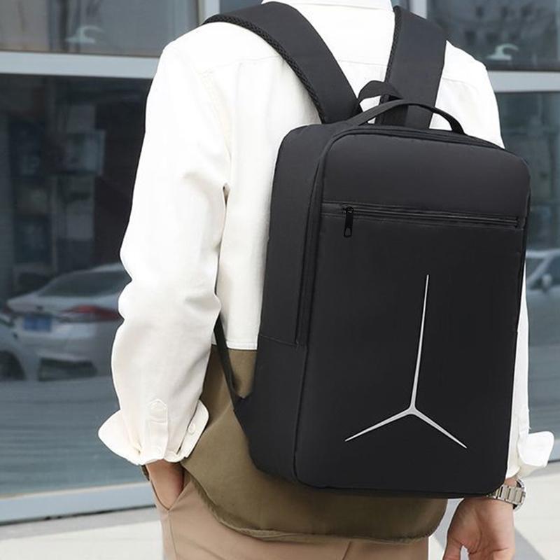 Unisex Business Laptop Backpack Oxford Fabric Water Resistant Large Capacity Casual Daily Work Travel School Rucksack Bag