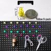 Pegboard Wall Organizer with Hooks - No-Drill Storage Rack for Entryway or Study Room.